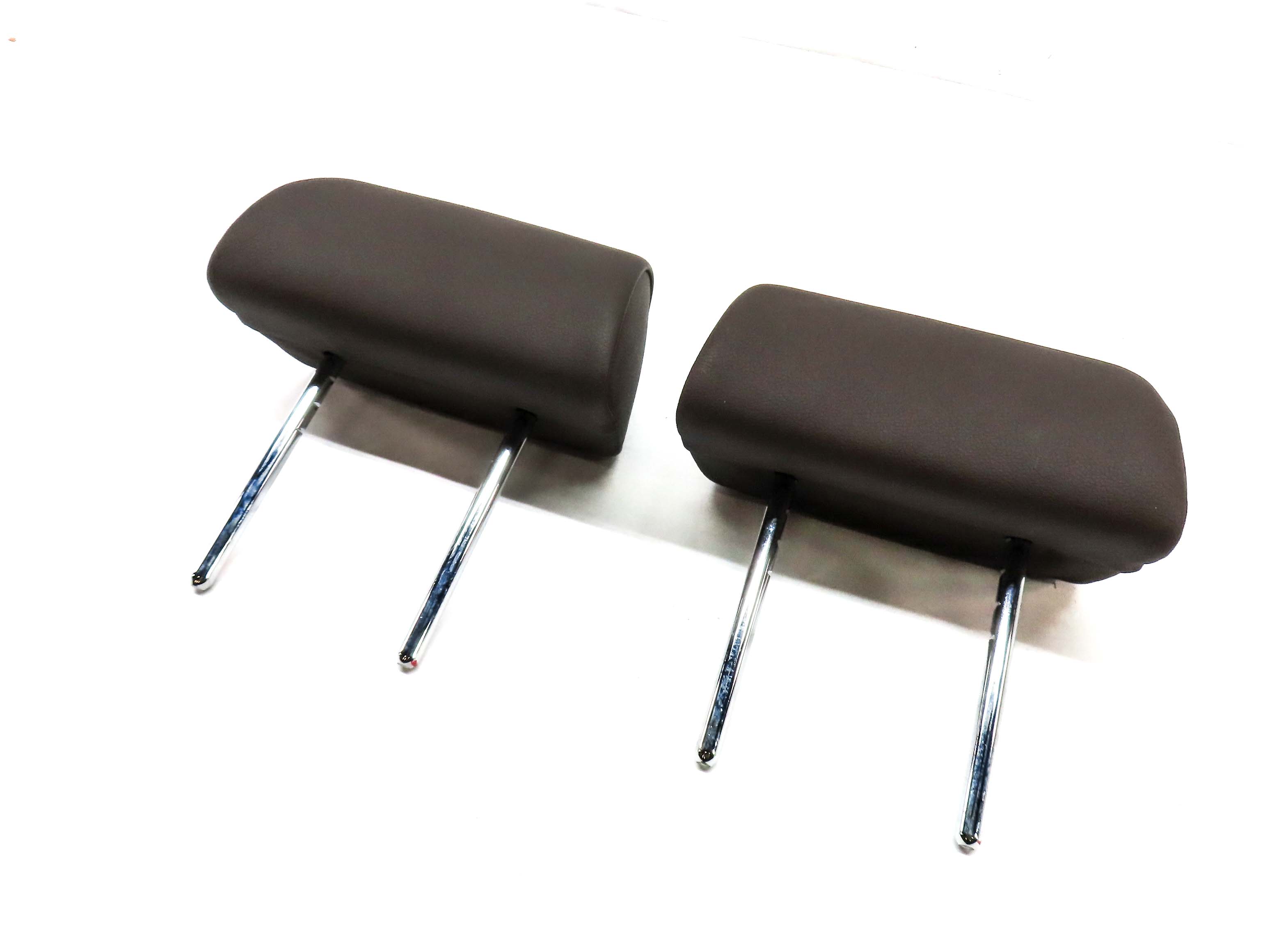 2007-2013 BMW X5 (E70) 2ND ROW REAR LEFT & RIGHT HEADREST SET2 (TOBACCO BROWN) — exact item pictured